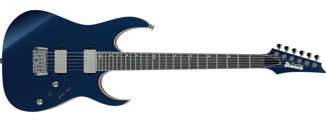 RG Prestige Electric Guitar with Case - Dark Tide Blue Flat
