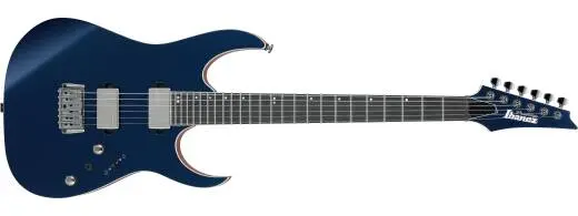 Ibanez - RG Prestige Electric Guitar with Case - Dark Tide Blue Flat
