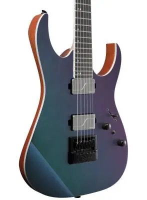 RG Prestige Electric Guitar with Case - Polar Lights Flat