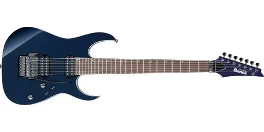 Ibanez - RG Prestige 7-String Electric Guitar with Case - Dark Tide Blue