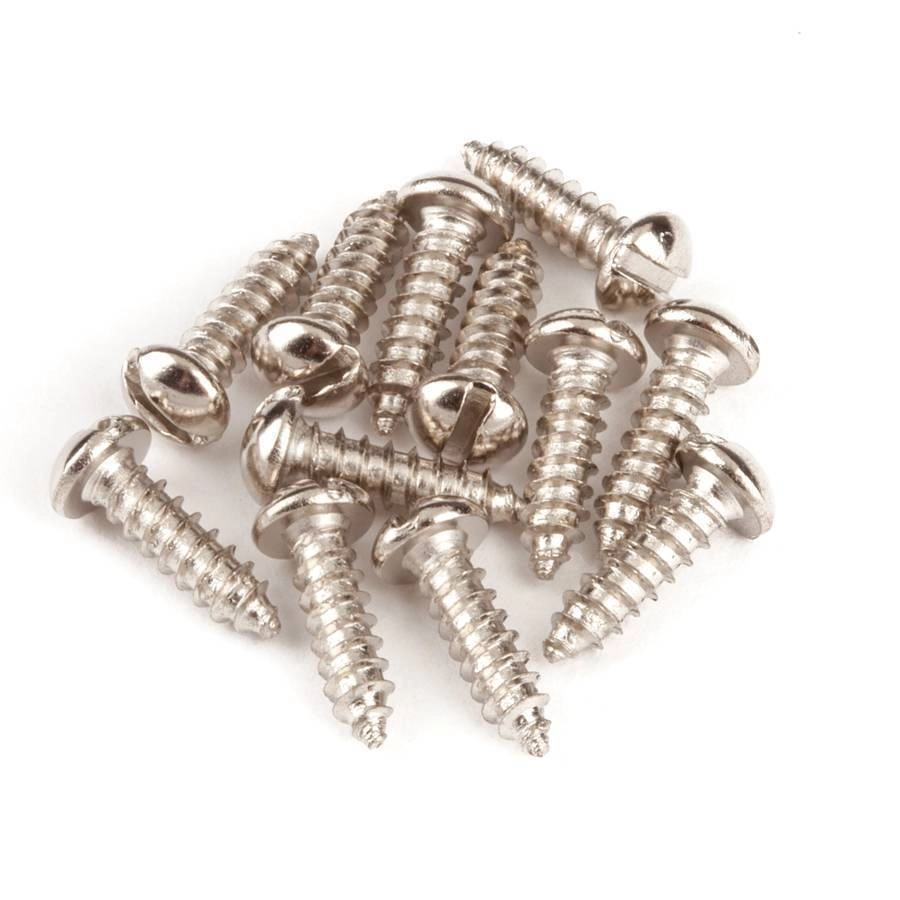 American Vintage Tele Tuning Machine/String Tree Mounting Screws, Sheet Metal, 3 x 3/8\' Slotted (12)