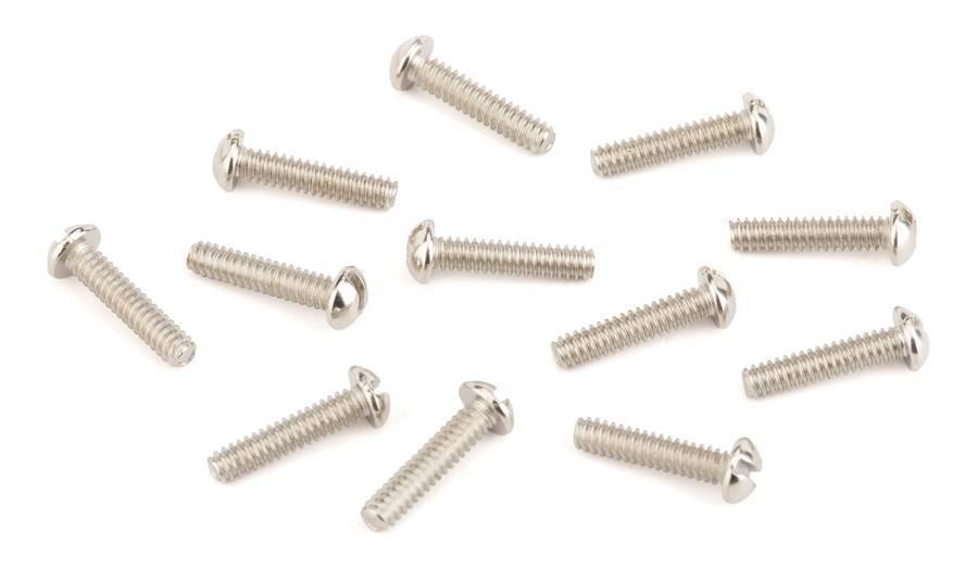 American Vintage \'52 Telecaster Bridge Pickup Mounting Screws, 6-32 X 5/8 Inch Slotted (12)