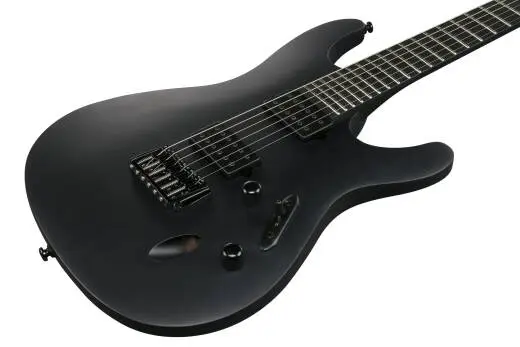 S Iron Label Electric Guitar - Black Flat