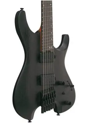 Q Standard Electric Guitar with  Bag - Weathered Black