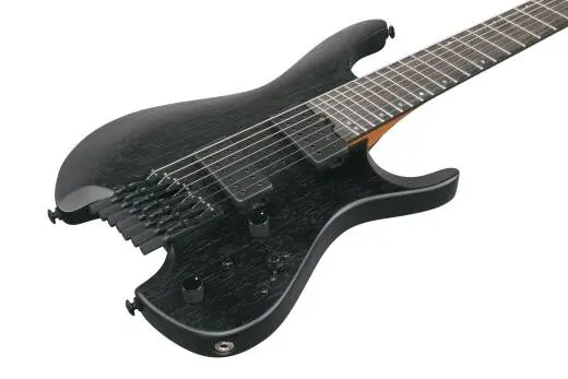 Q Standard 7-String Electric Guitar with  Bag - Weathered Black