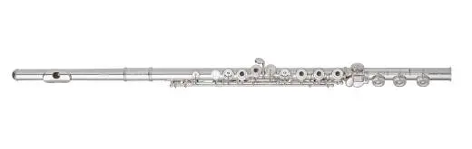 Amadeus Flutes - Sterling Silver Flute, 14k Riser, Offset G, B Footjoint, C# Trill, Split E Mechanism and Open Hole