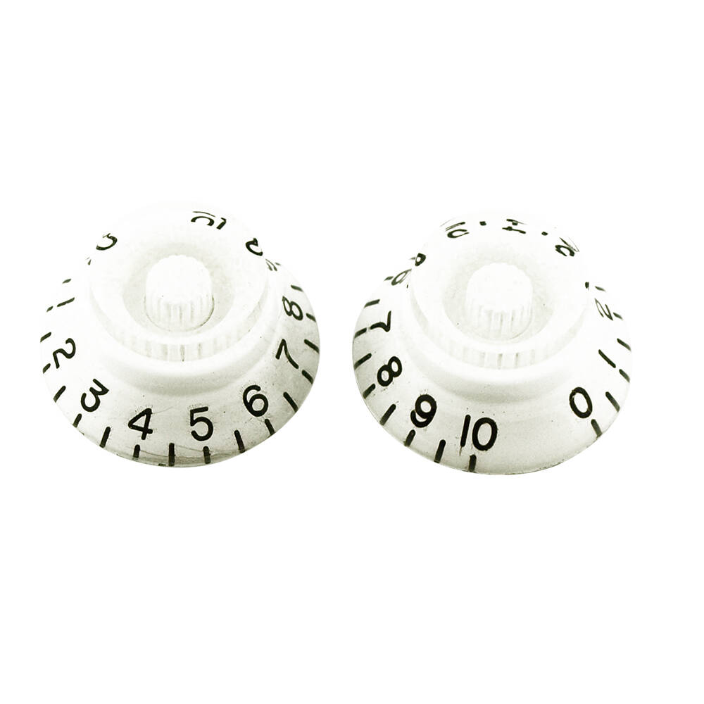 Bell Knob - White (2-Pack)