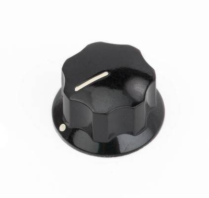 Deluxe Jazz Bass Concentric Upper Knob - Black