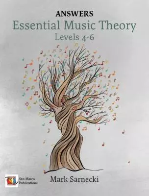 San Marco Publications - Essential Music Theory, Levels 4-6 Answers - Sarnecki - Book