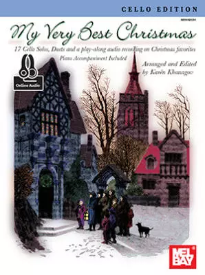 Mel Bay Publications - My Very Best Christmas - Khanagov - Cello - Book/Audio Online