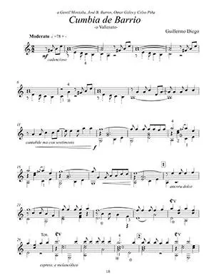 Latin American Dances - Diego - Classical Guitar - Book