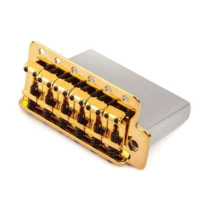 Fender - Vintage-Style Strat Bridge Assembly, (2-3/16 Spacing) - Gold