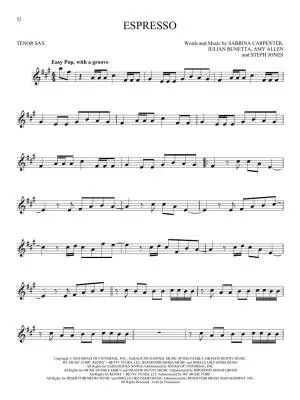 101 Top Hits for Tenor Saxophone - Tenor Saxophone - Book