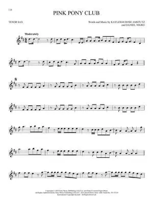 101 Top Hits for Tenor Saxophone - Tenor Saxophone - Book