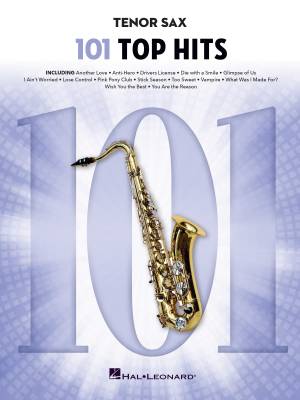 101 Top Hits for Tenor Saxophone - Tenor Saxophone - Book
