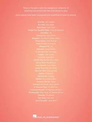 Peaceful Pop Piano Solos - Book