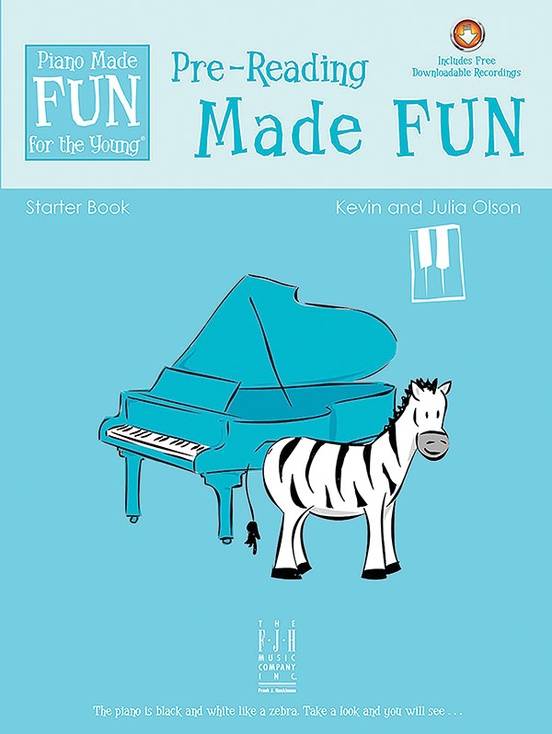 Pre-Reading Made Fun, Starter Book - Olson - Piano - Book/Audio Online
