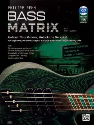 Alfred Publishing - Bass Matrix - Rehm - Bass - Book/CD/Audio Online
