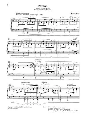 Pavane pour une Infante Defunte - Ravel/Hinson - Piano - Sheet