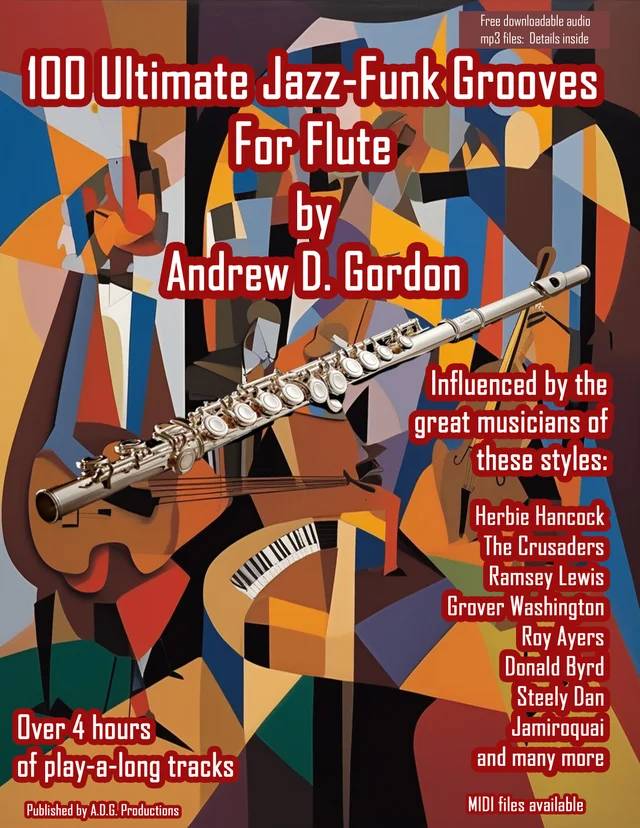 100 Ultimate Jazz-Funk Grooves - Gordon - Flute - Book/Audio Online