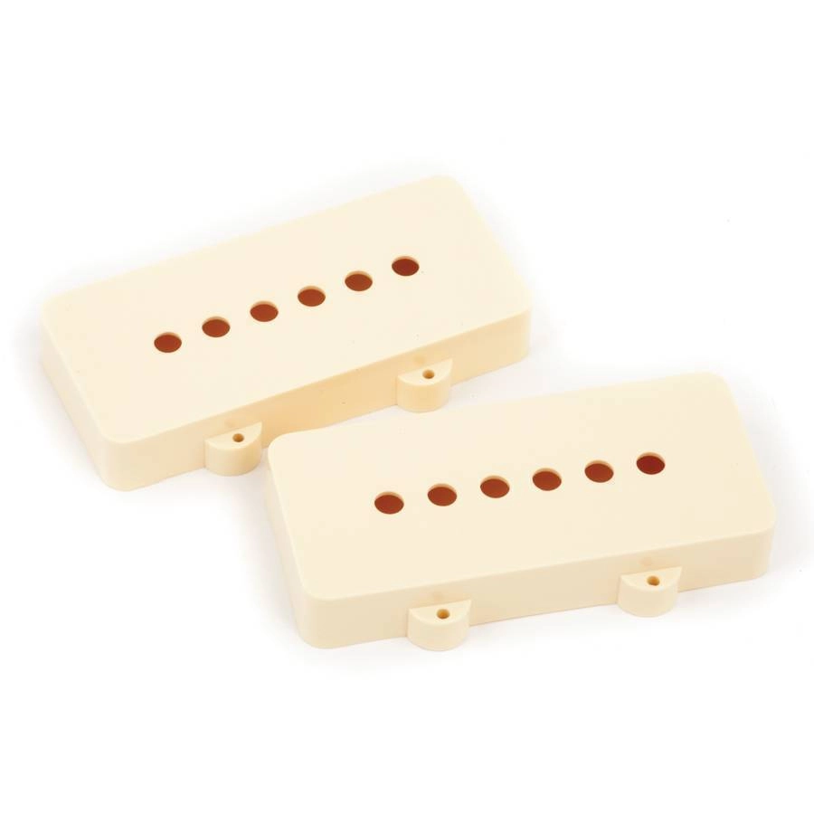 Jazzmaster Pickup Covers - Aged White (2)