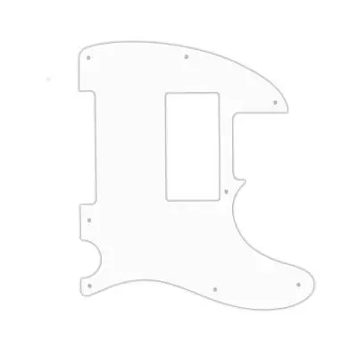 WD Music - Custom Pickguard for Fender Special Edition HH Telecaster - White Matte