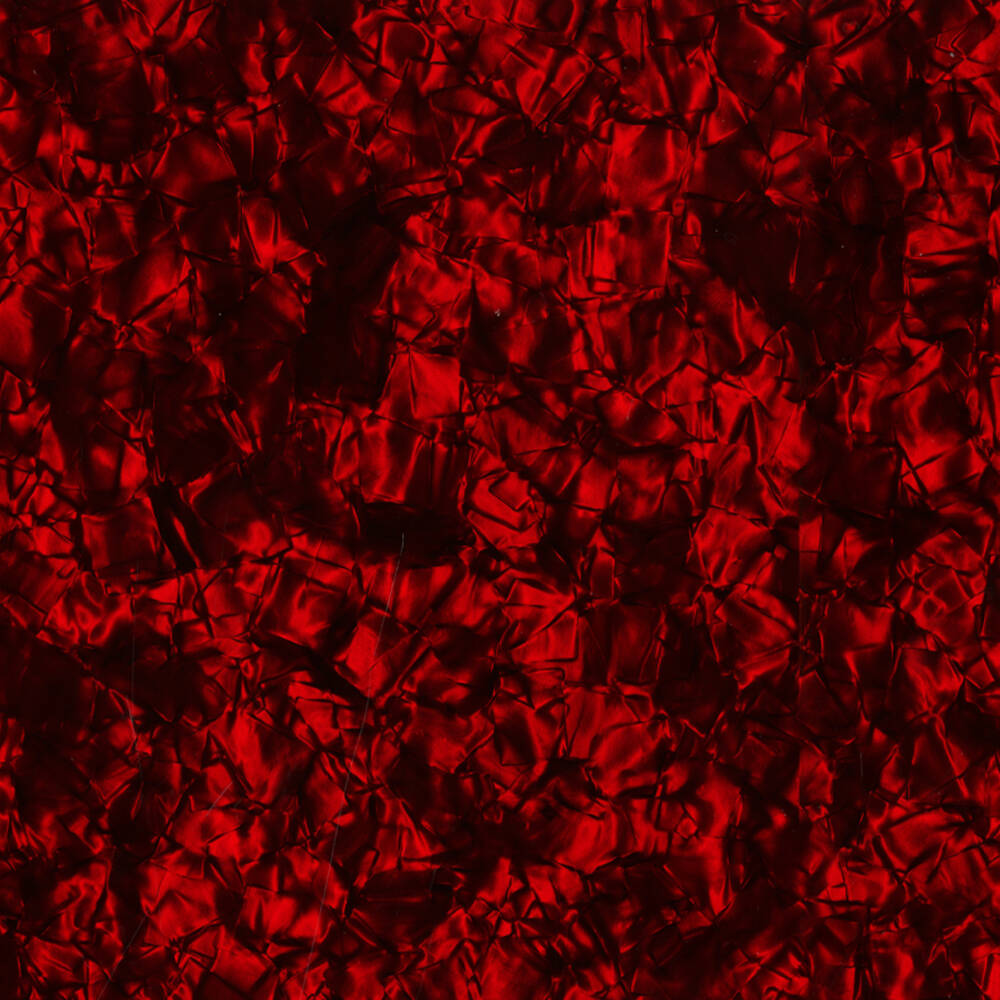 Pickguard Material Blank, Oversized - Dark Red Pearl/Black/White/Black