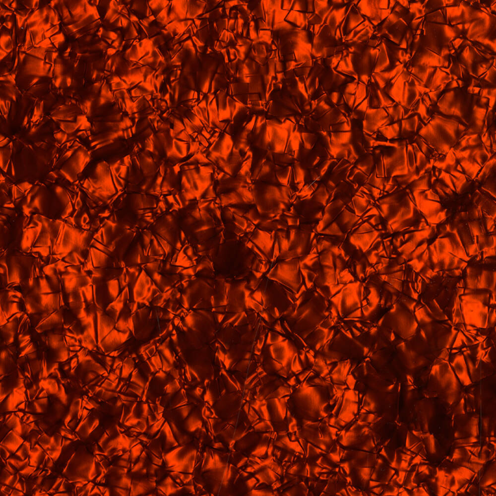 Pickguard Material Blank, Oversized - Orange Pearl/Black/White/Black