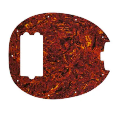 WD Music - Custom Pickguard for Music Man StingRay Classic Bass - Tortoise Shell/White