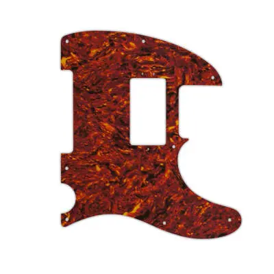 WD Music - Custom Pickguard for Fender American Performer Telecaster Humbucker - Tortoise Shell/White