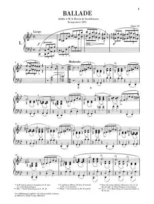 Ballades - Chopin/Mullemann - Piano - Book (Hardcover)