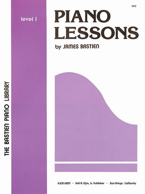 Piano Lessons, Level 1 - Bastien - Piano - Book