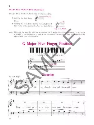 Piano Lessons, Level 1 - Bastien - Piano - Book