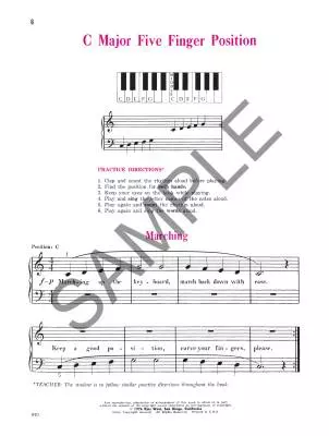 Piano Lessons, Level 1 - Bastien - Piano - Book