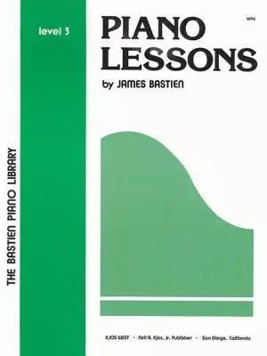 Neil A. Kjos Music Co - Piano Lessons, Level 3 - Bastien - Piano - Book