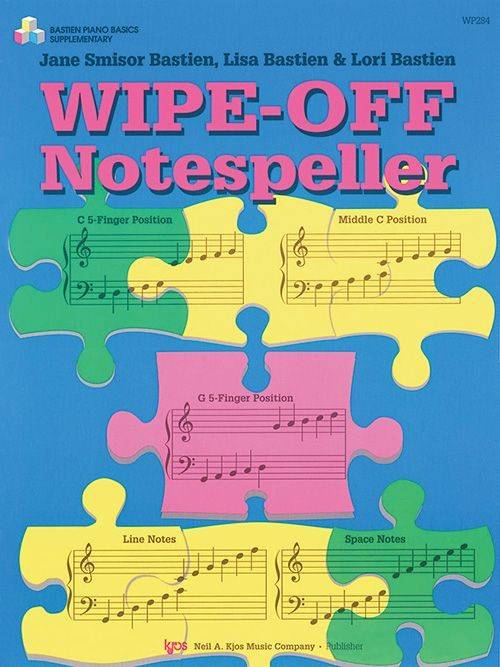 Wipe-off: Notespeller - Bastien - Book