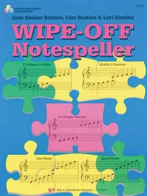 Neil A. Kjos Music Co - Wipe-off: Notespeller - Bastien - Book