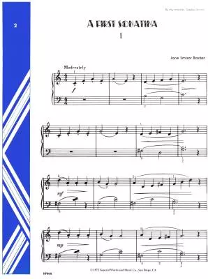 First Sonatinas - Bastien - Piano - Book