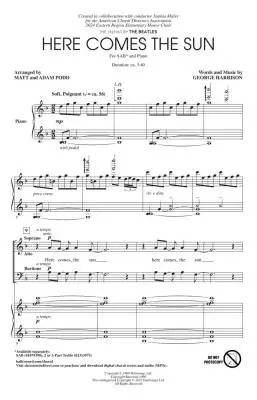 Here Comes the Sun - Beatles/Podd - Choral Octavo - SAB Accompanied