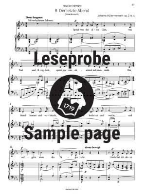 Songs by European Women Composers - Nelleke - Voice/Piano - Book