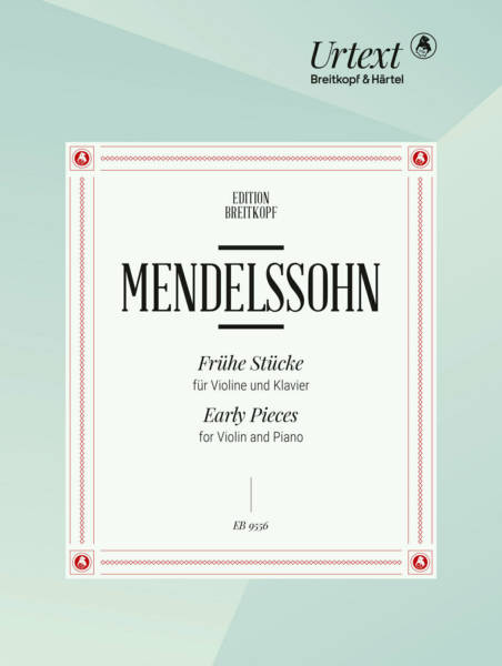 Early Pieces - Mendelssohn/Muller  - Violin/Piano - Book