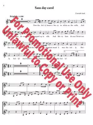 A Calendar of Carols - Parry/Alley - Violin (opt. Violin 2/Piano) - Book