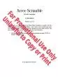 Scree Scramble - Morris - Double Bass - Sheet