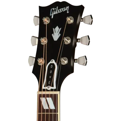 Dove Mahogany Acoustic/Electric Guitar with Hardshell Case - Satin Vintage Sunburst