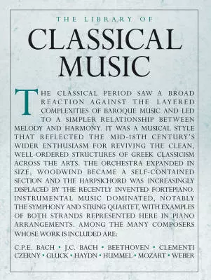 Wise Music Group - The Library of Classical Music Library - Various/Lung - Piano - Book