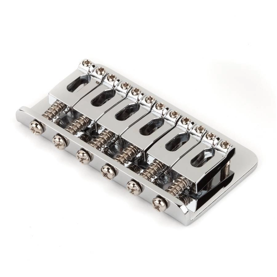 Hardtail Strat Bridge Assembly (Import Models) - Chrome