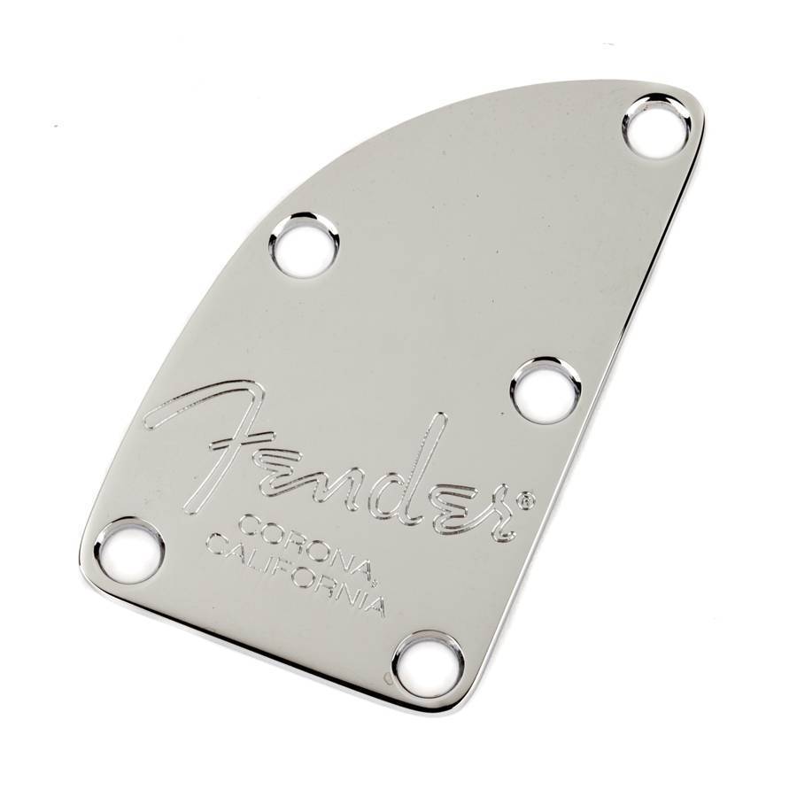 American Deluxe Bass 5-Bolt Neck Plate - Chrome