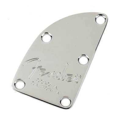 Fender - American Deluxe Bass 5-Bolt Neck Plate - Chrome