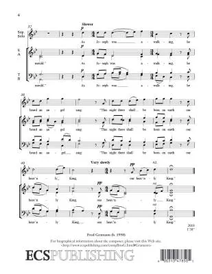 As Joseph Was A-walking - Gramann - Choral Octavo - SATB A Cappella