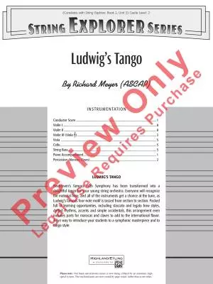 Ludwig\'s Tango - Meyer - String Orchestra - Gr. 2